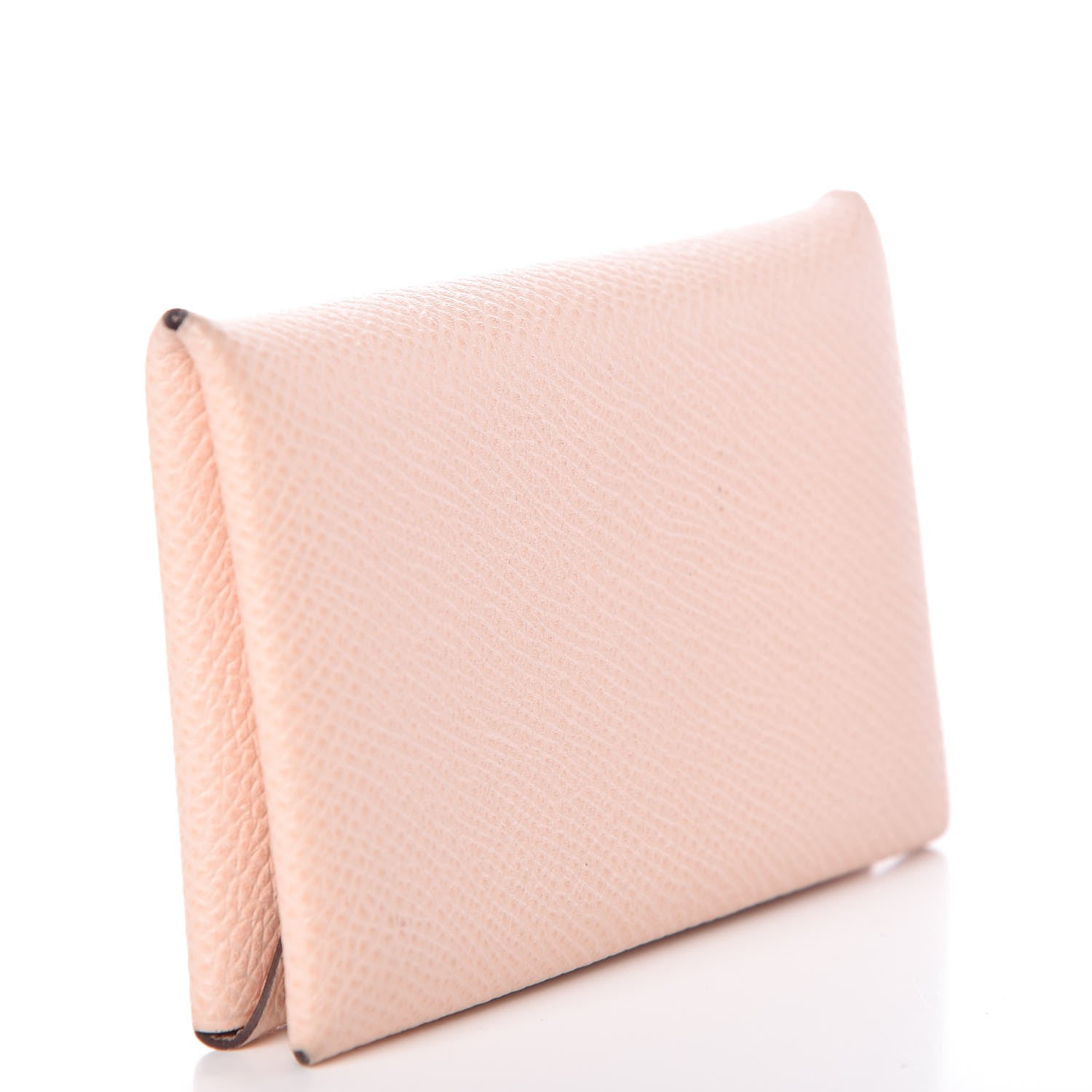 Hermes Epsom Calvi Card Case Rose Eglantine 3 of 12