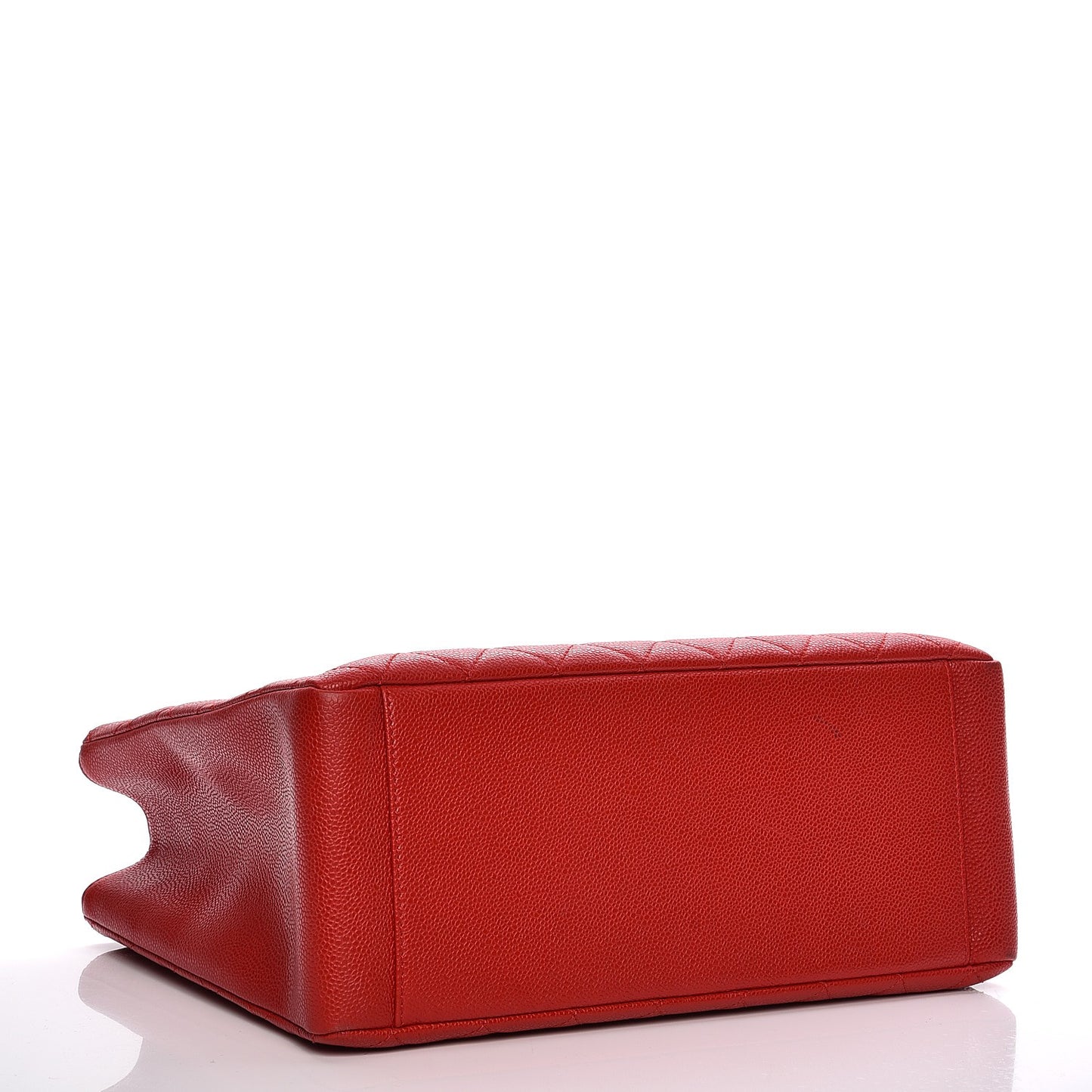 Caviar Quilted Grand Shopping Tote GST Red