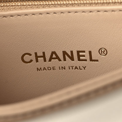 Chanel Caviar Quilted Mini Coco Handle Flap White 6 of 10