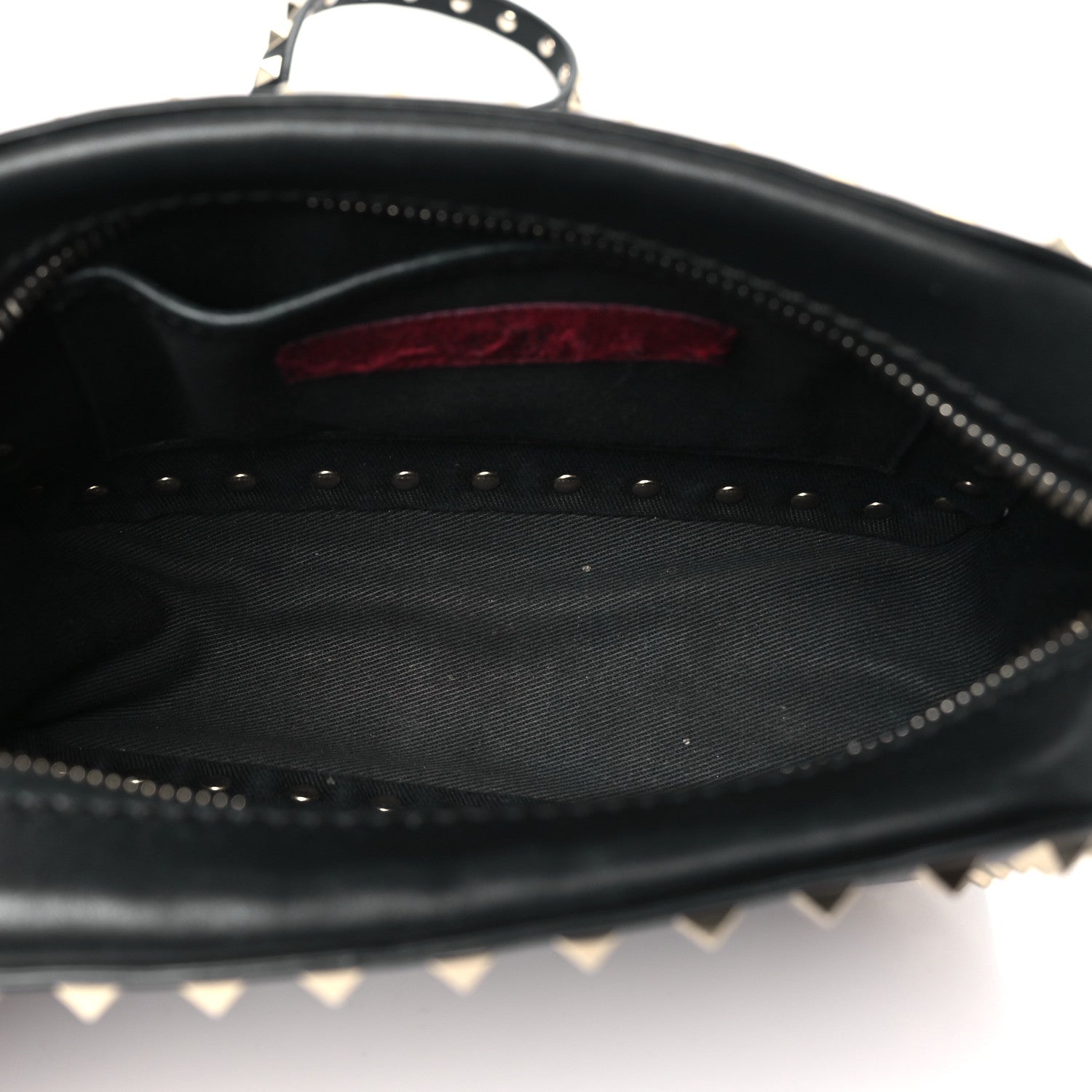 Valentino Garavani Calfskin Rockstud Camera Crossbody Bag Black 6 of 9