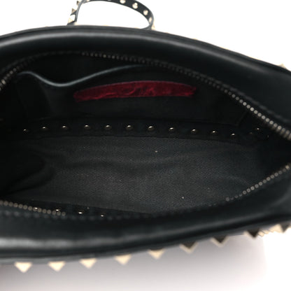 Valentino Garavani Calfskin Rockstud Camera Crossbody Bag Black 6 of 9