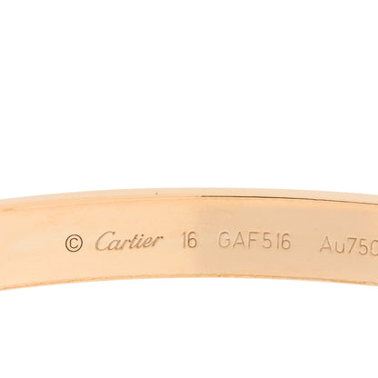 Cartier 18K Yellow Gold Love Bracelet 16 3 of 5