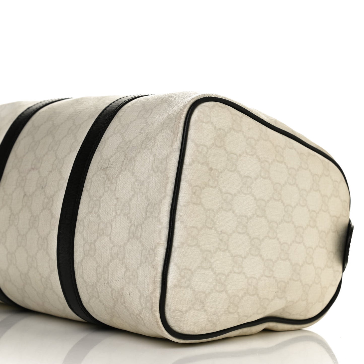 GG Plus Monogram Medium Joy Boston White Black