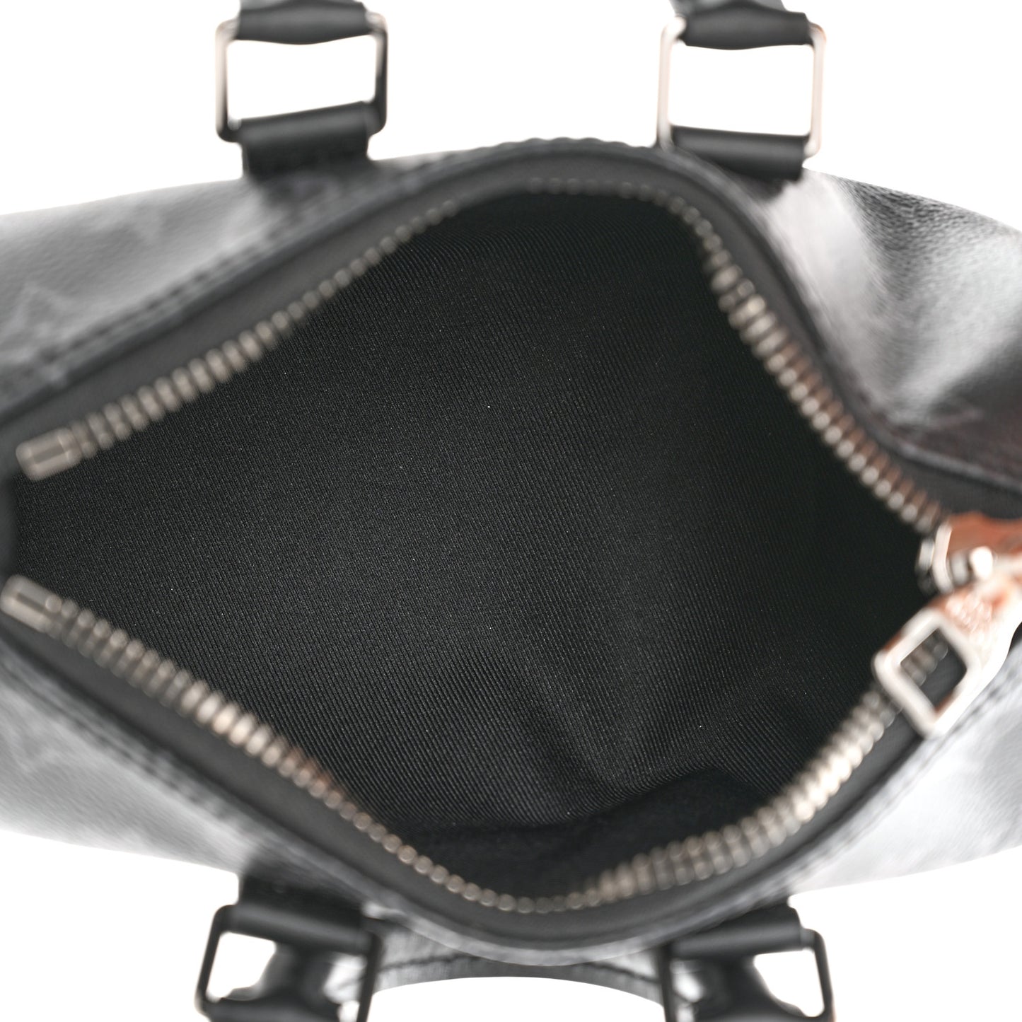 Reverse Monogram Eclipse Keepall XS Black