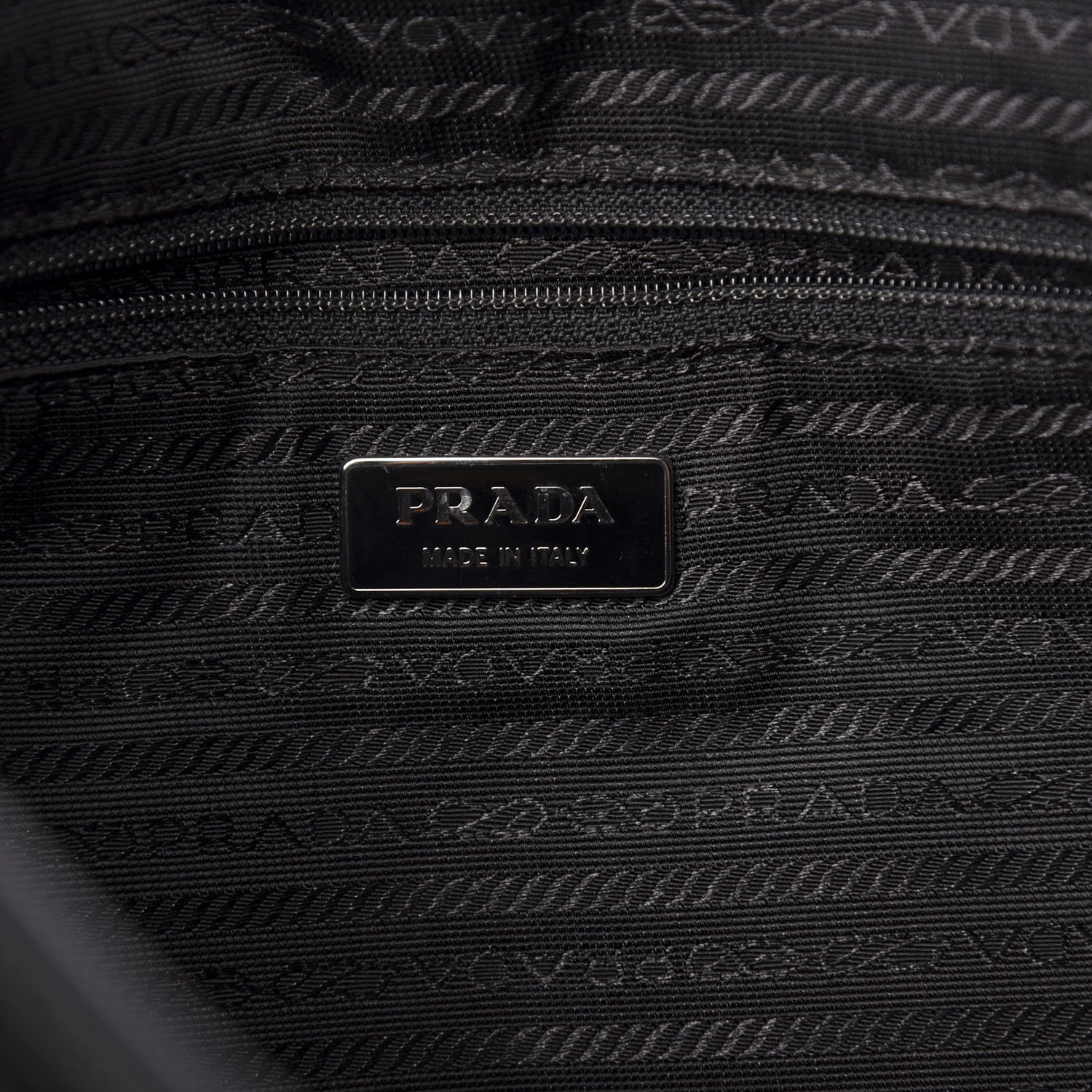 Prada Nylon Vela Messenger Bag Black 6 of 10