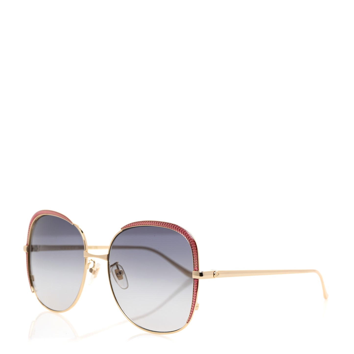 Acetate Oversize Square Frame GG0400S Sunglasses Gold