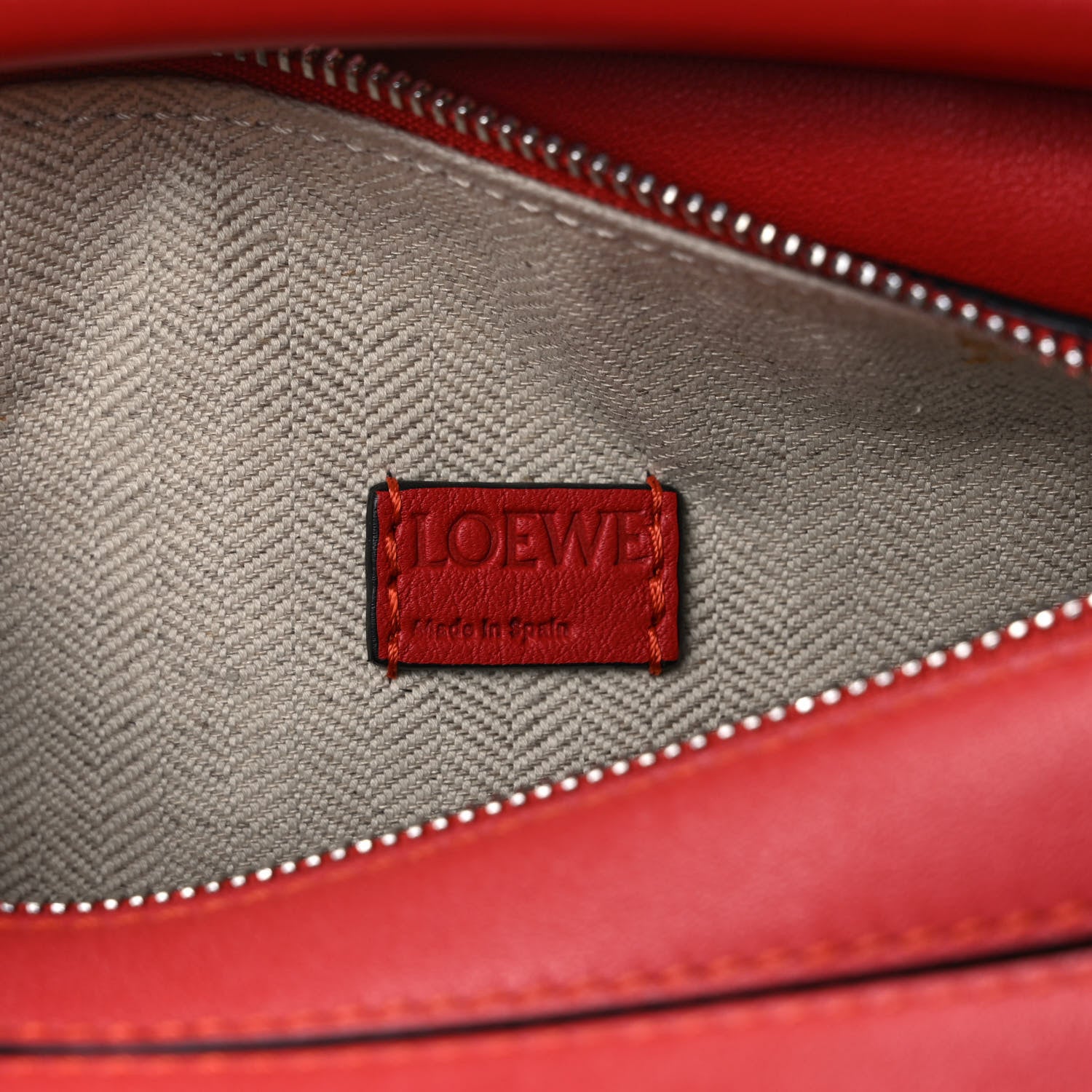 Loewe Calfskin Mini Puzzle Bag Pomodoro 6 of 8