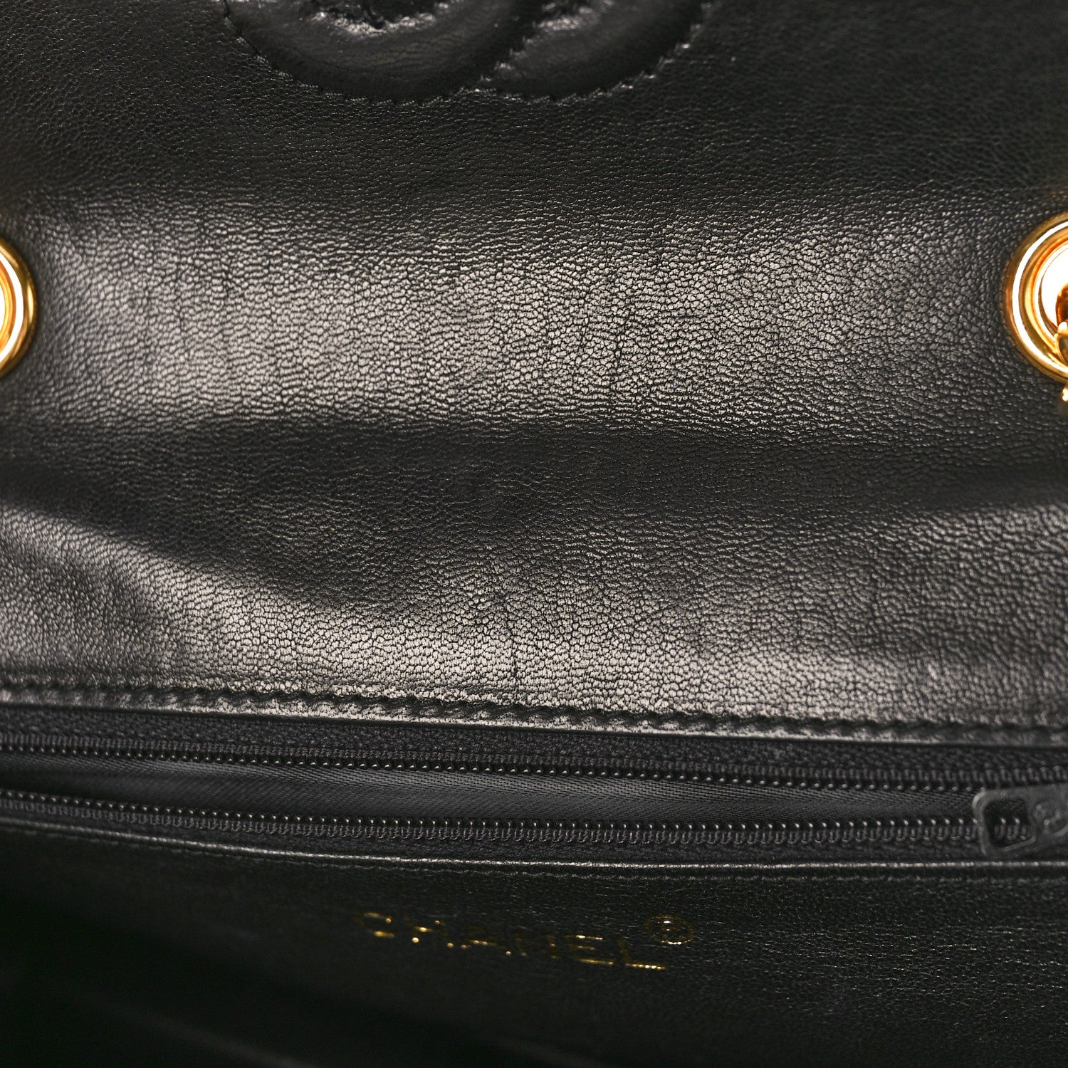 Chanel Lambskin Quilted Tassel Flap Bag Black 12 of 12