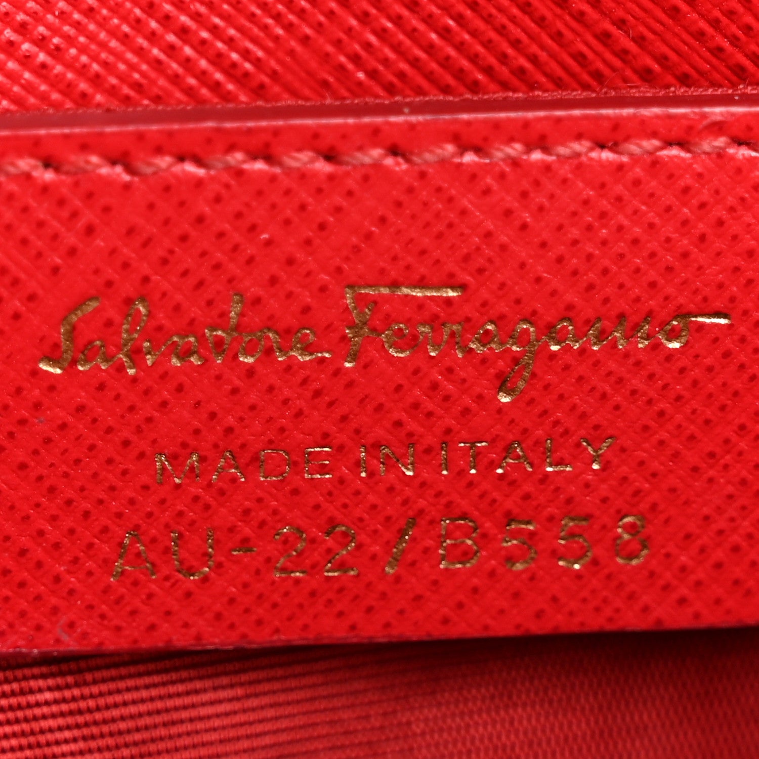 Salvatore Ferragamo Hammered Calfskin Mini Miss Vara Bow Chain Bag Red 6 of 11