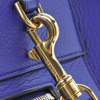 Celine Grained Calfskin Mini Belt Bag Indigo 8 of 8