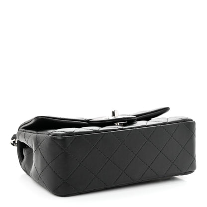 Chanel Lambskin Quilted Mini Rectangular Flap Black 4 of 9