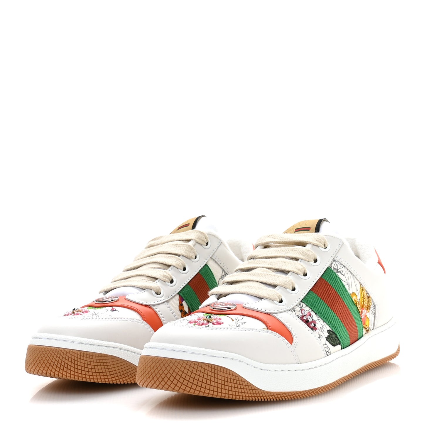 Sepang Flora Faded Canvas Web Womens Screener Sneakers 38 Multicolor White