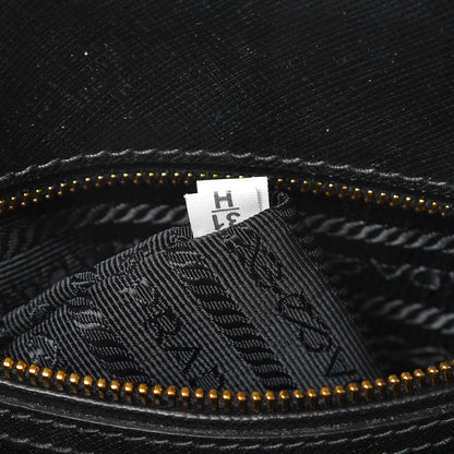 Prada Saffiano Lux Small Promenade Tote Black 7 of 9