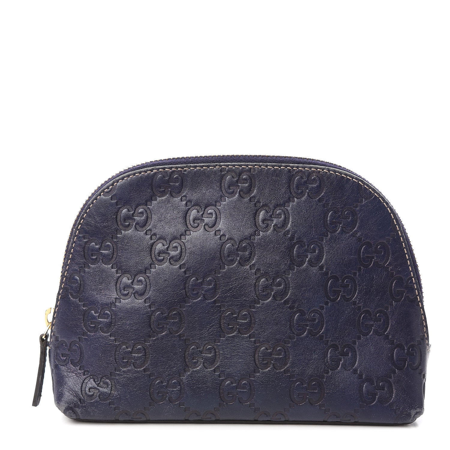 Gucci Guccissima GG Cosmetic Case Blue 1 of 7