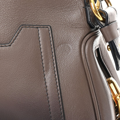 Tom Ford Grained Calfskin Medium Shaded Jennifer Crossbody Bag Brown 14 of 23