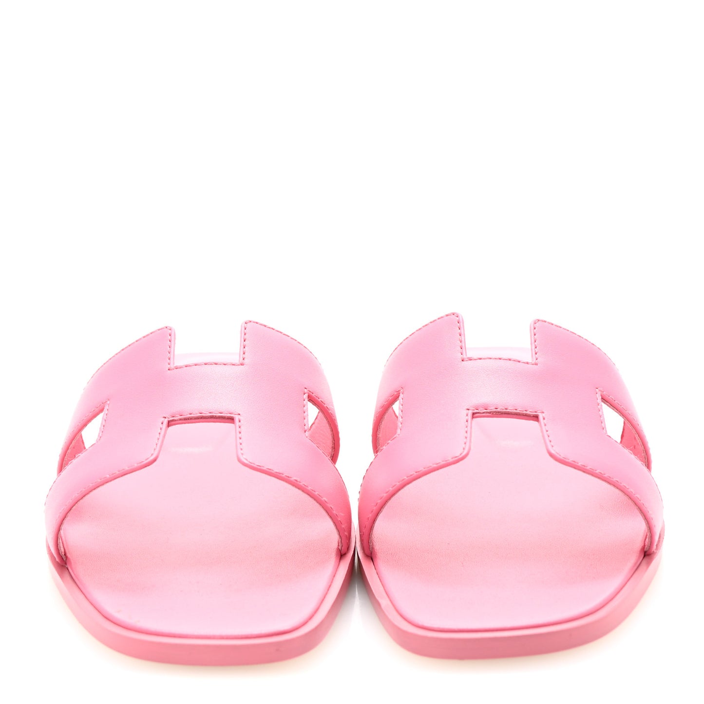 Box Calfskin Oran Sandals 37.5 Rose Petale