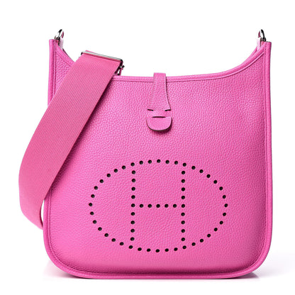 Hermes Taurillon Clemence Evelyne III PM Magnolia 1 of 10