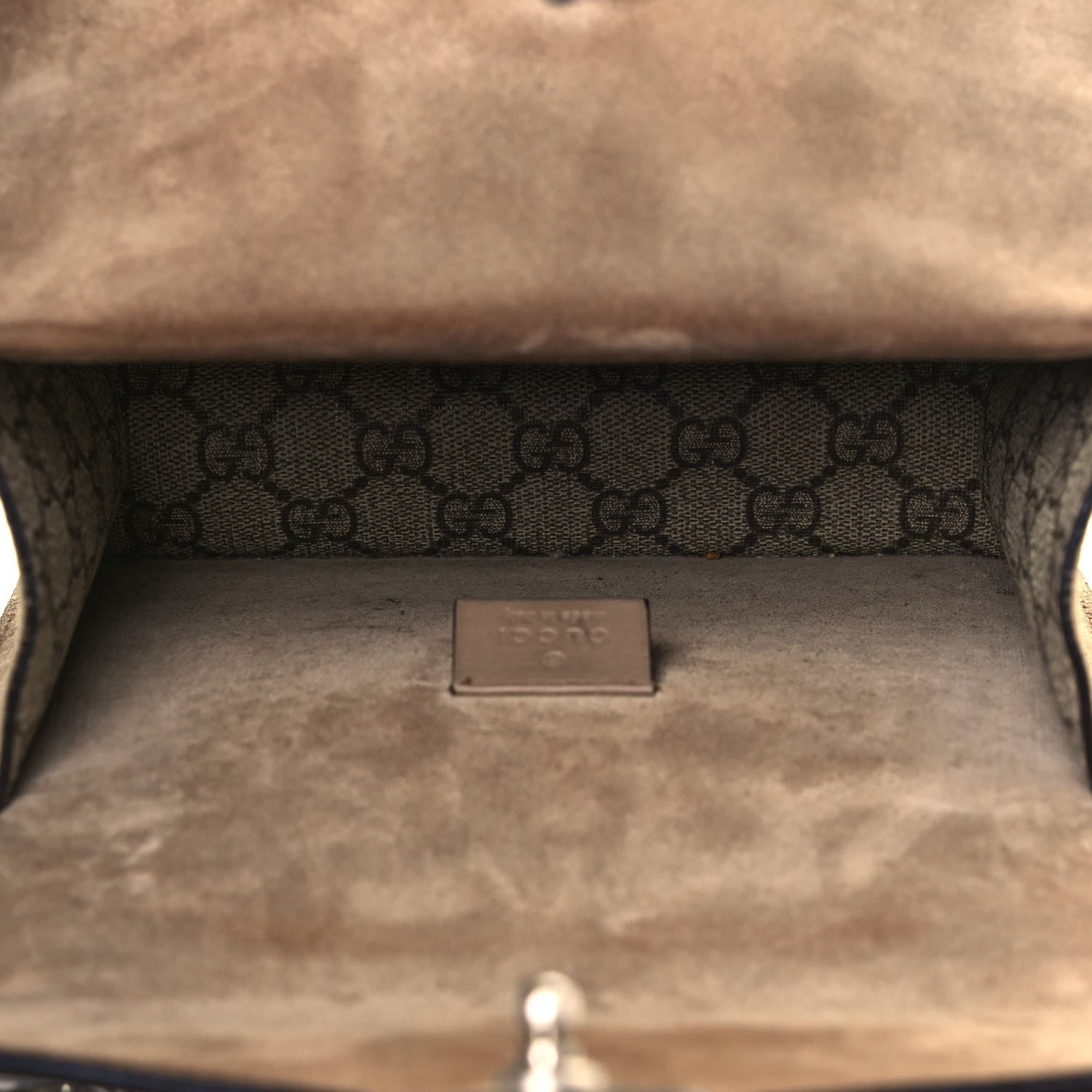 Gucci GG Supreme Monogram Mini Dionysus Shoulder Bag Taupe 5 of 15