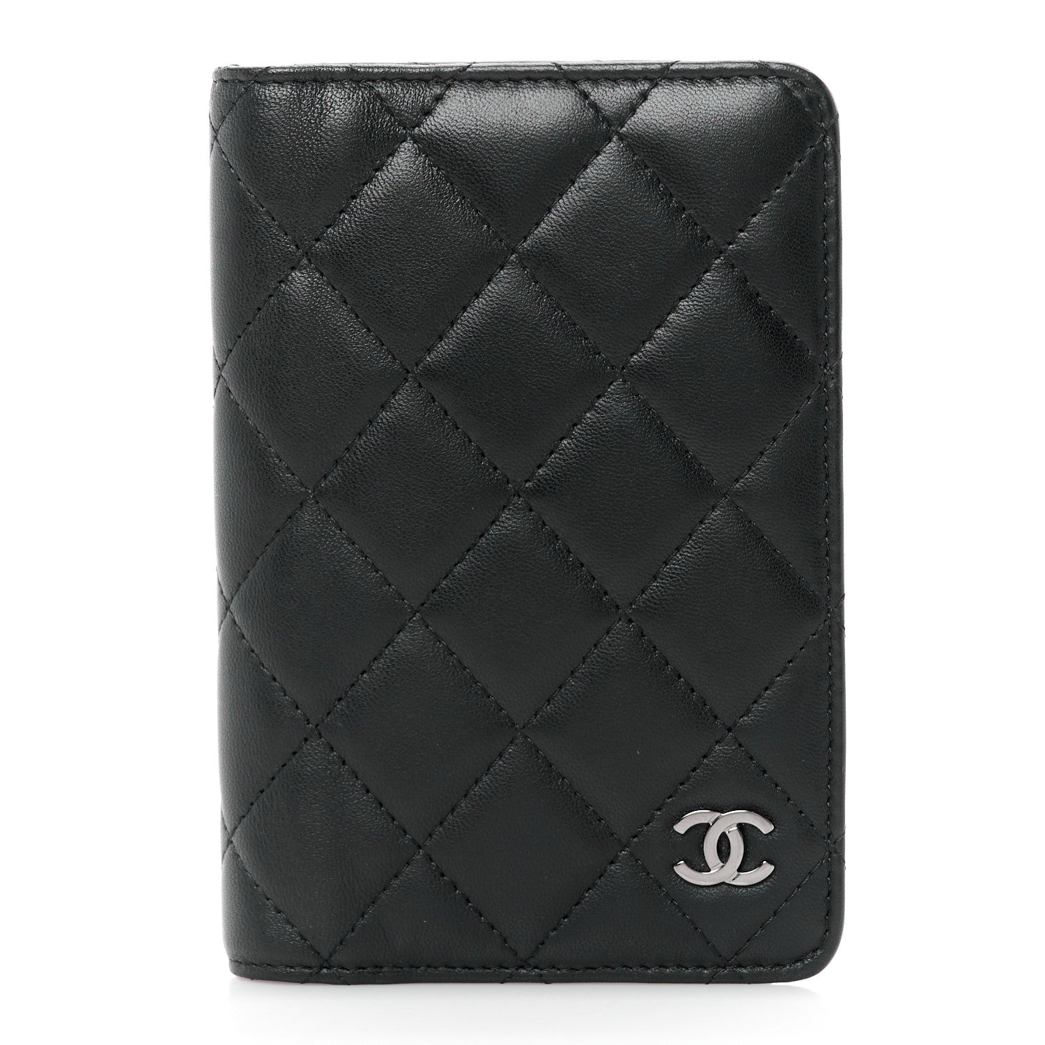 Chanel Lambskin Quilted Small Agenda Cover Black 1 of 14