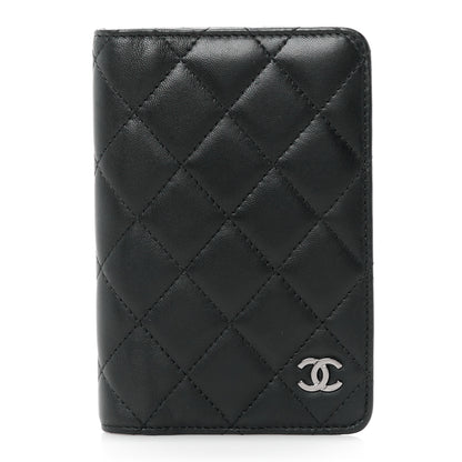 Chanel Lambskin Quilted Small Agenda Cover Black 1 of 14