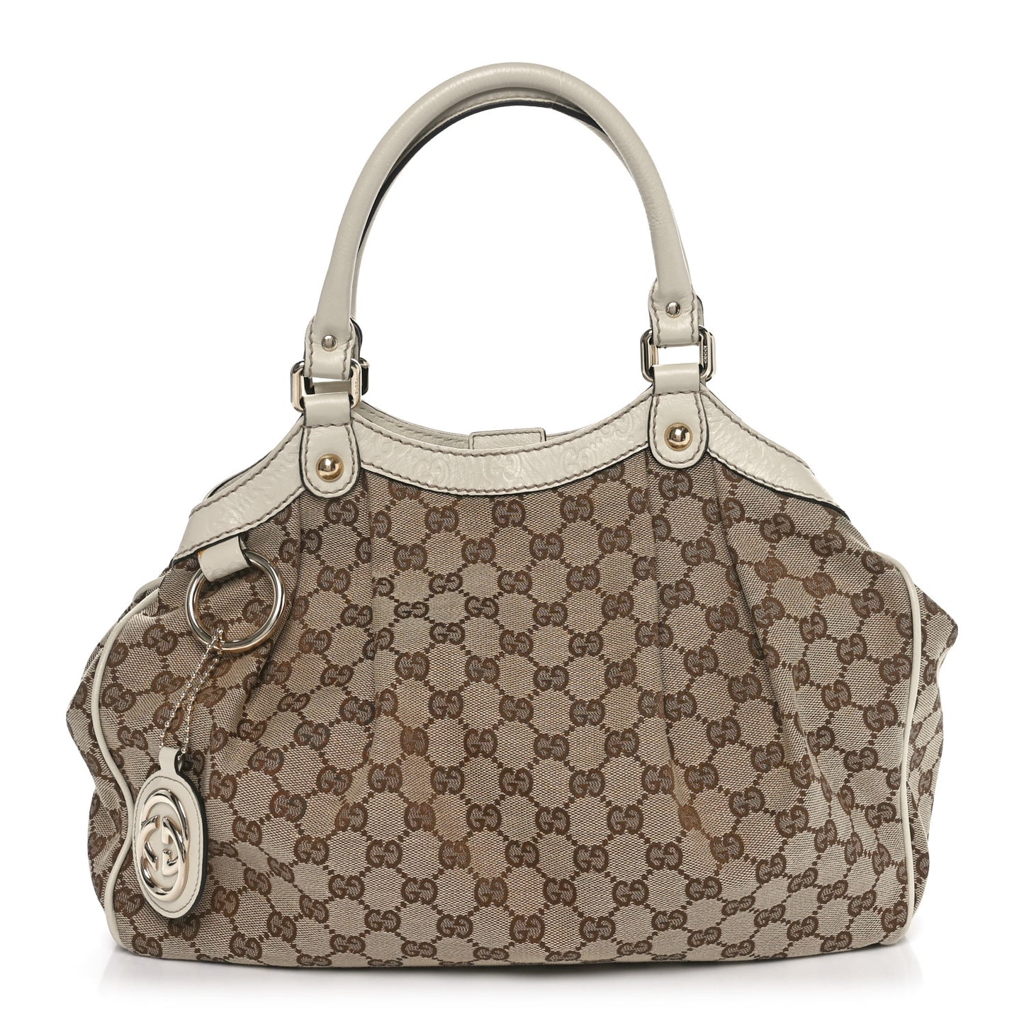 Monogram Medium Sukey Tote Off White
