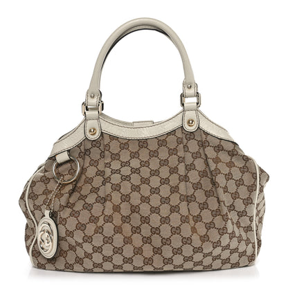 Gucci Monogram Medium Sukey Tote Off White 1 of 10