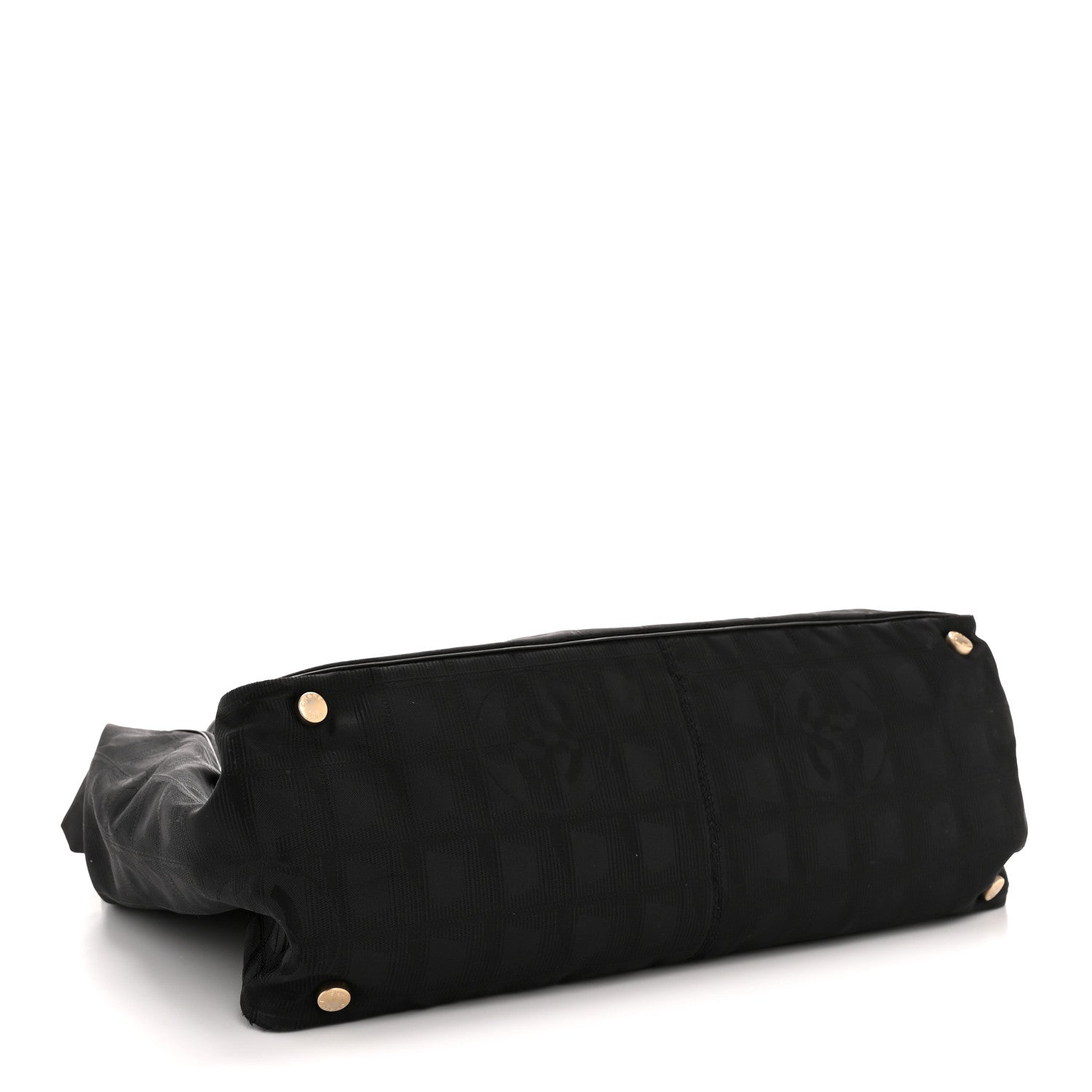 Chanel Nylon Large Travel Tote Black 3 of 11