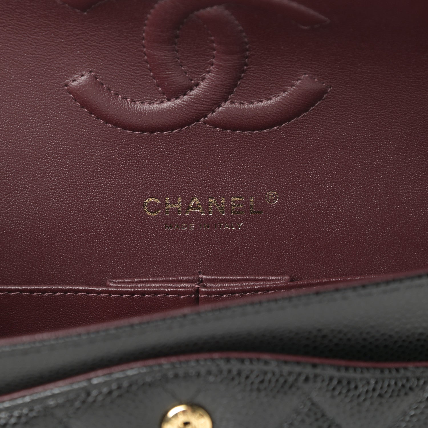 Chanel Caviar Quilted Medium Double Flap Black 6 of 12