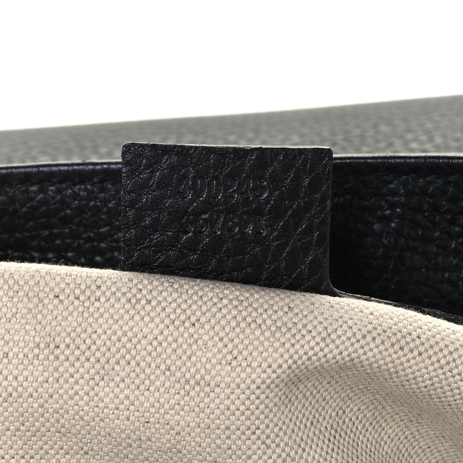 Gucci Calfskin Large GG Marmont Shoulder Bag Black 7 of 12