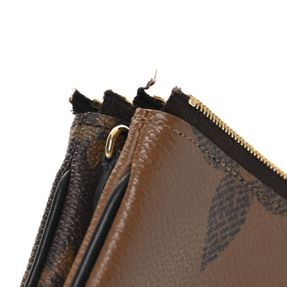 Louis Vuitton Reverse Monogram Giant Double Zip Pochette 10 of 11