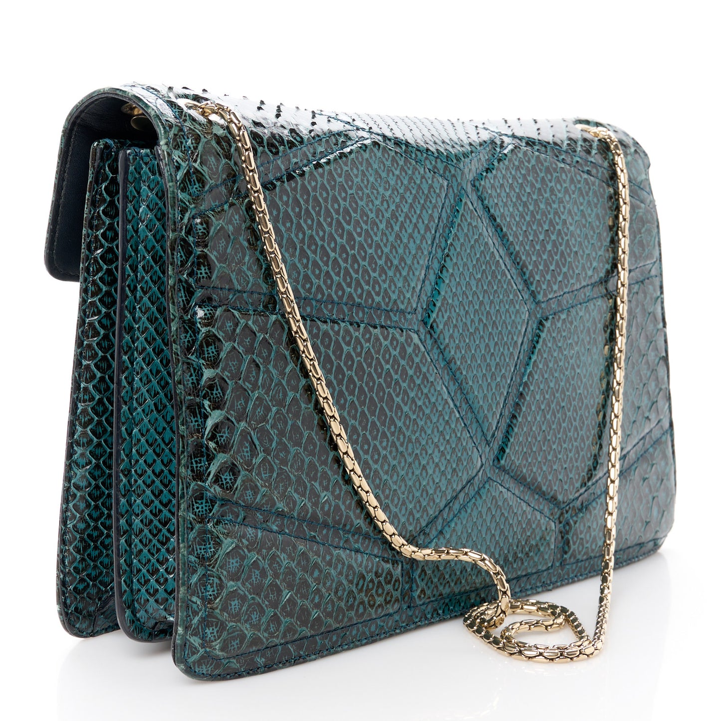 Snakeskin Serpenti Forever Shoulder Bag Green