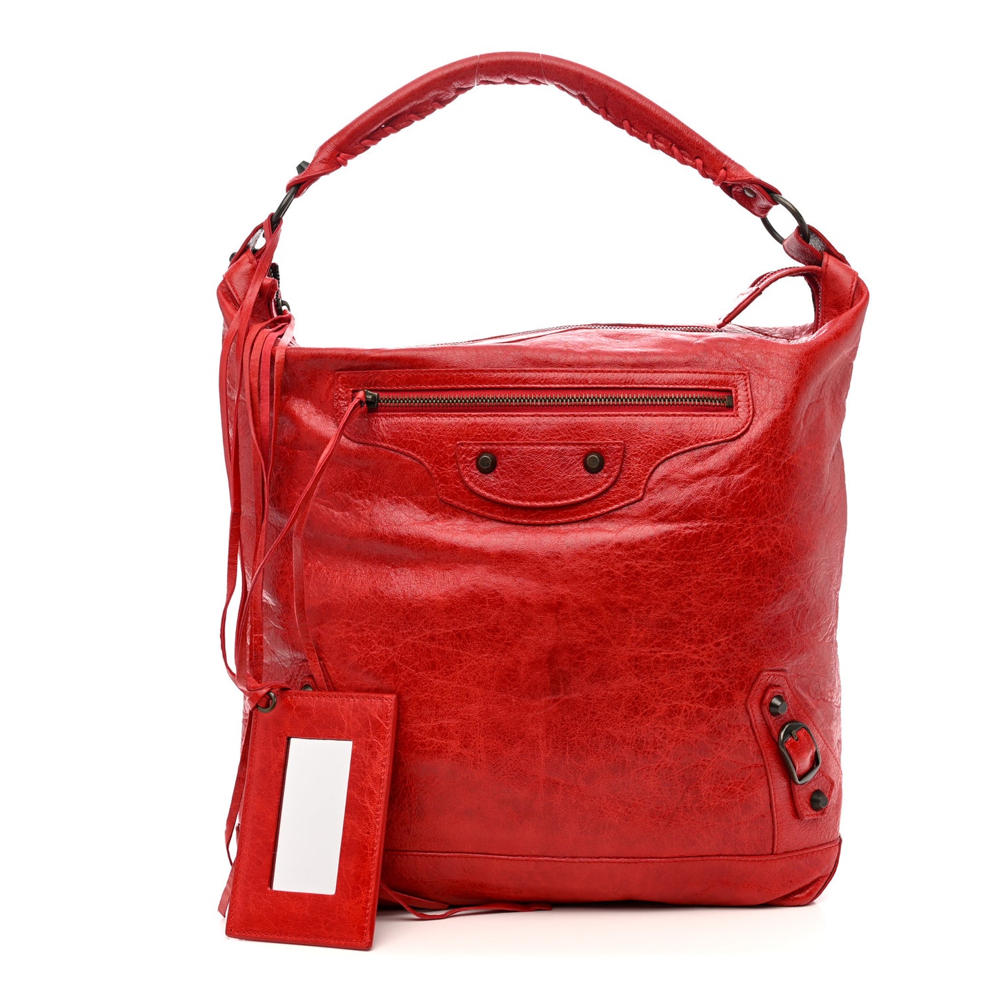 Agneau Classic Hardware Day Hobo Rubisse
