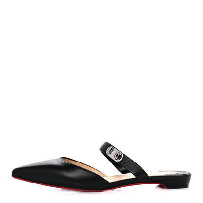 Christian Louboutin Nappa Choc Lock Flats 36 Black 1 of 9