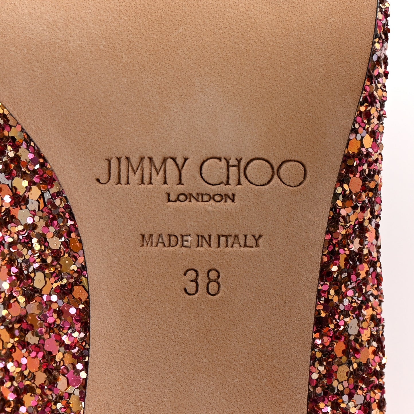 Coarse Glitter Degrade Romy 60 Pumps 38 Pink Multi
