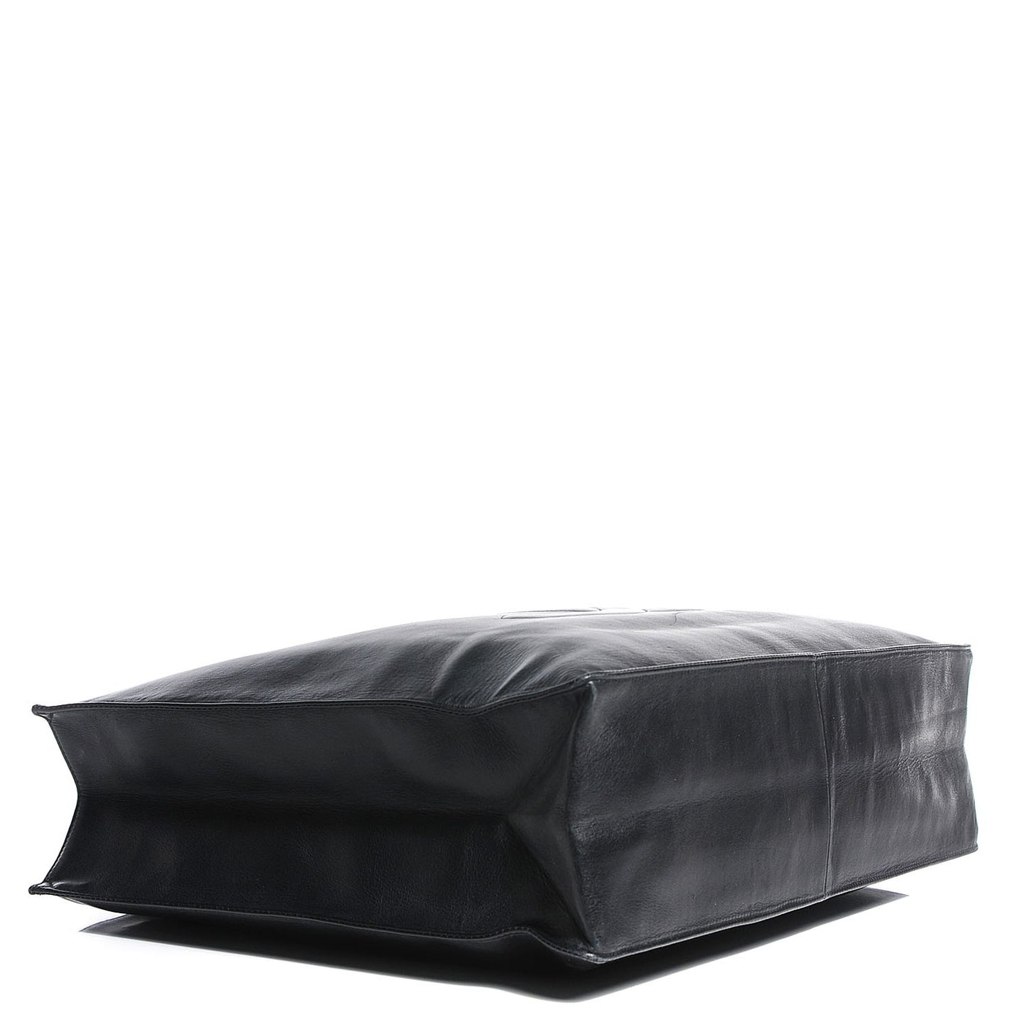 Lambskin Jumbo Shoulder Bag Black
