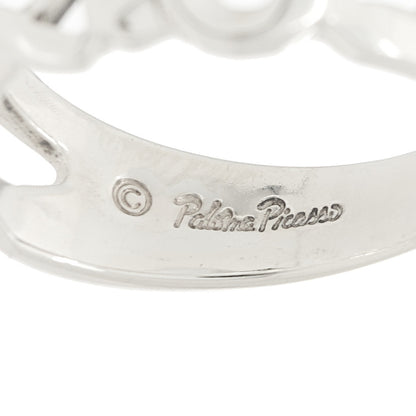 Tiffany Sterling Silver Paloma Picasso Loving Heart Band Ring 52 6 4 of 6