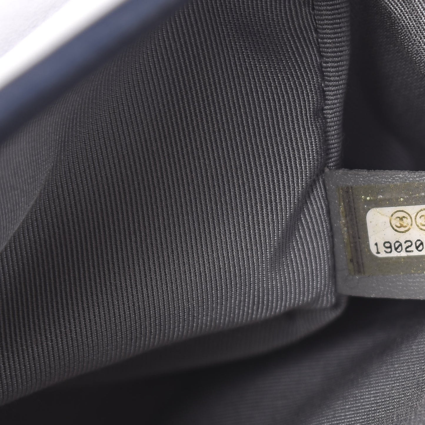 Calfskin Double Stitch Medium Boy Flap Navy Blue