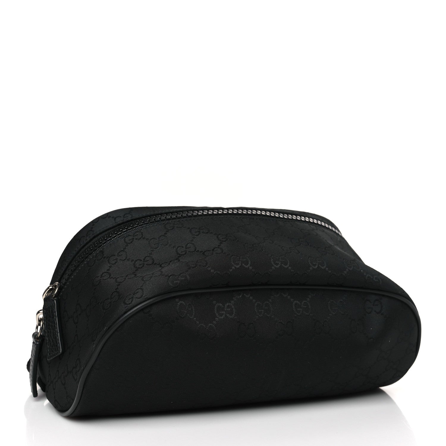 Gucci Nylon Monogram Fanny Pack Belt Bag Black 4 of 9