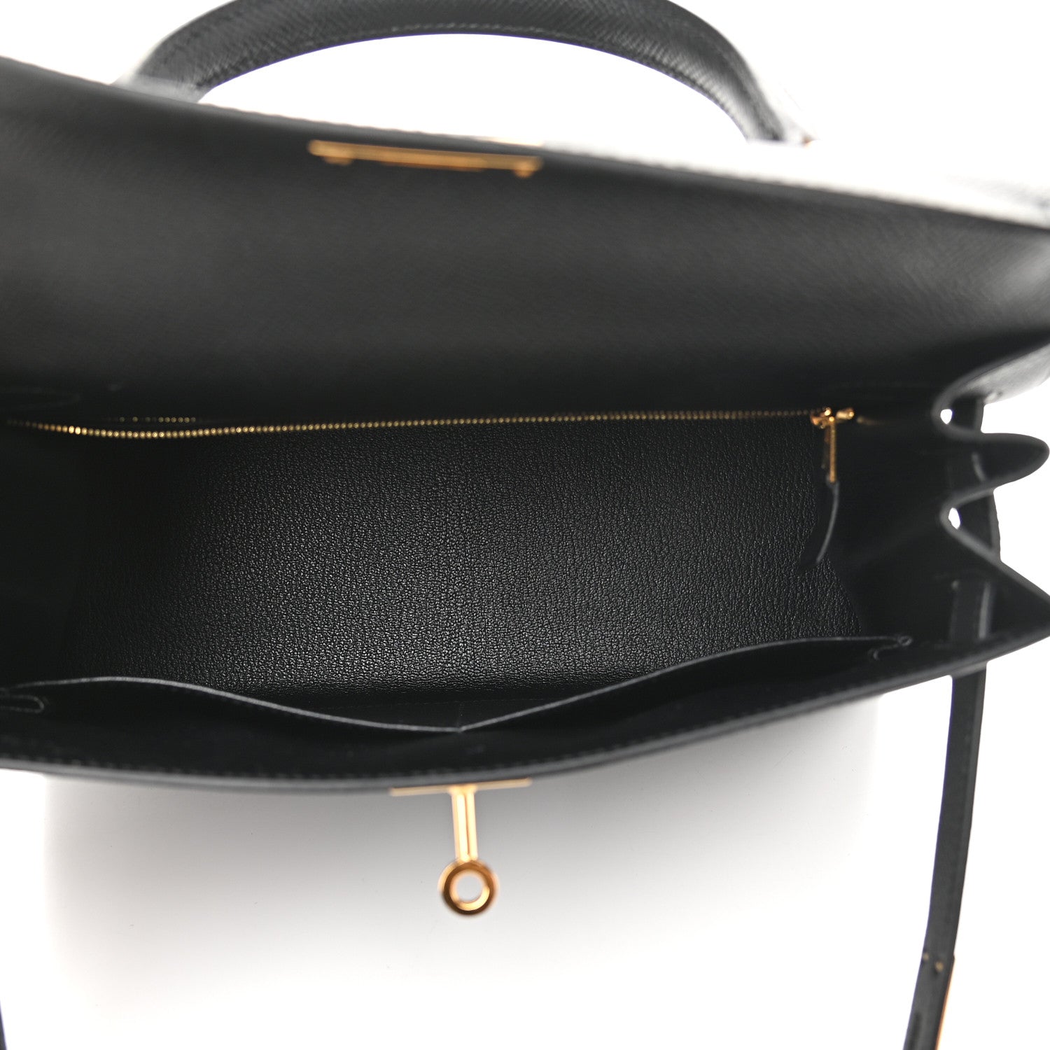 Hermes Epsom Kelly Sellier 28 Black 5 of 10