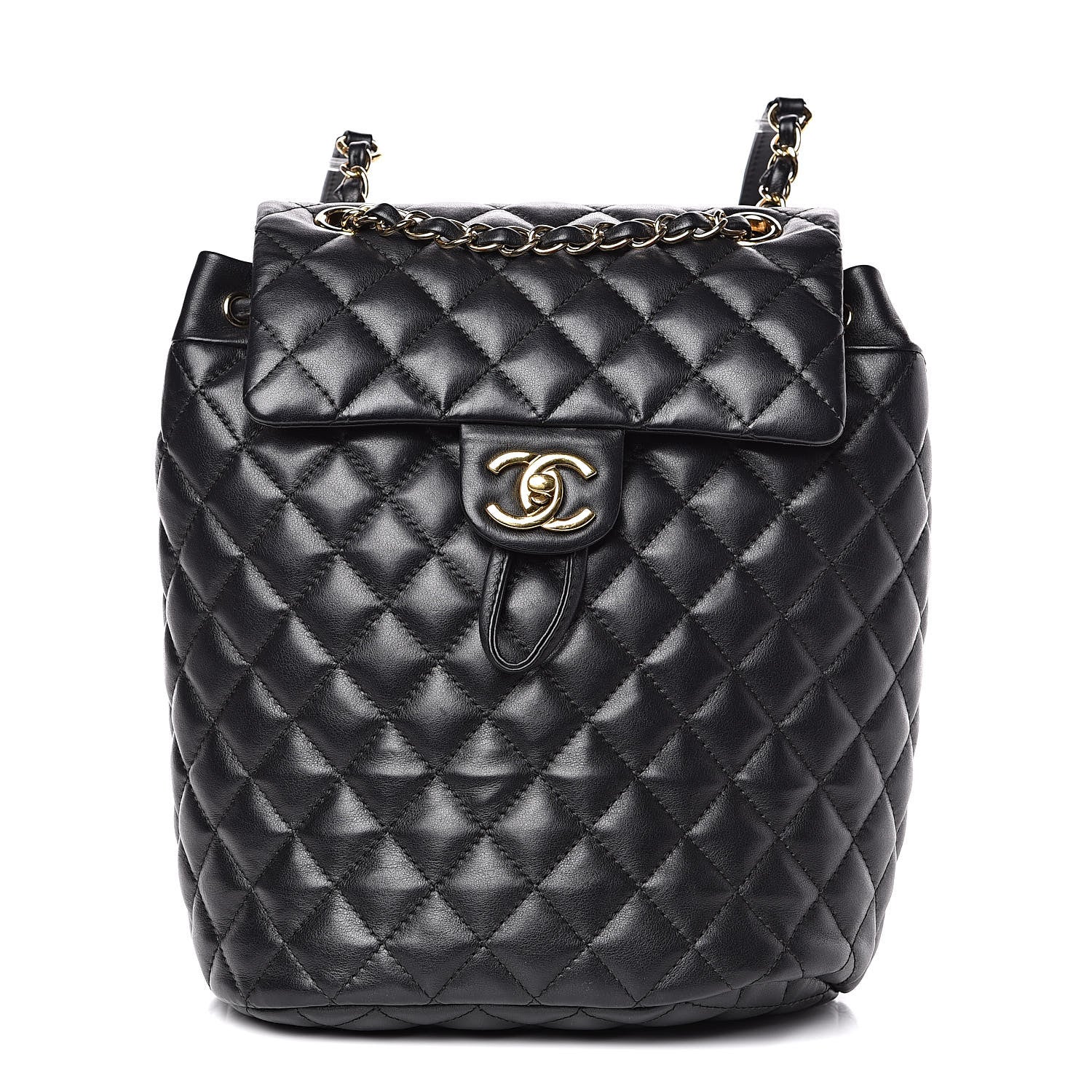 Chanel Lambskin Quilted Small Urban Spirit Backpack Black 1 of 14