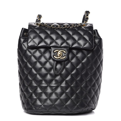 Chanel Lambskin Quilted Small Urban Spirit Backpack Black 1 of 14