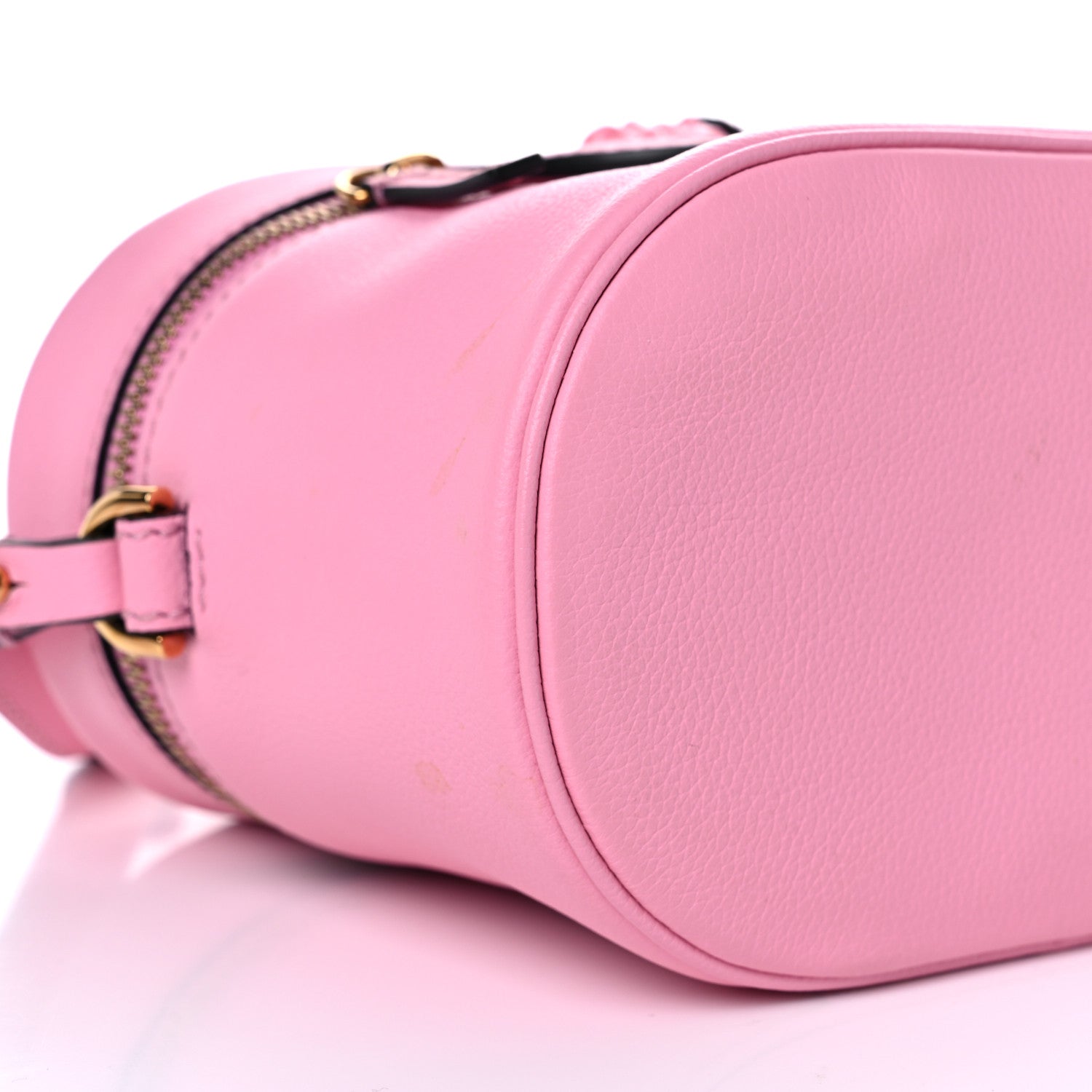 Versace Grained Calfskin La Medusa Mini Shoulder Bag Pink 8 of 9