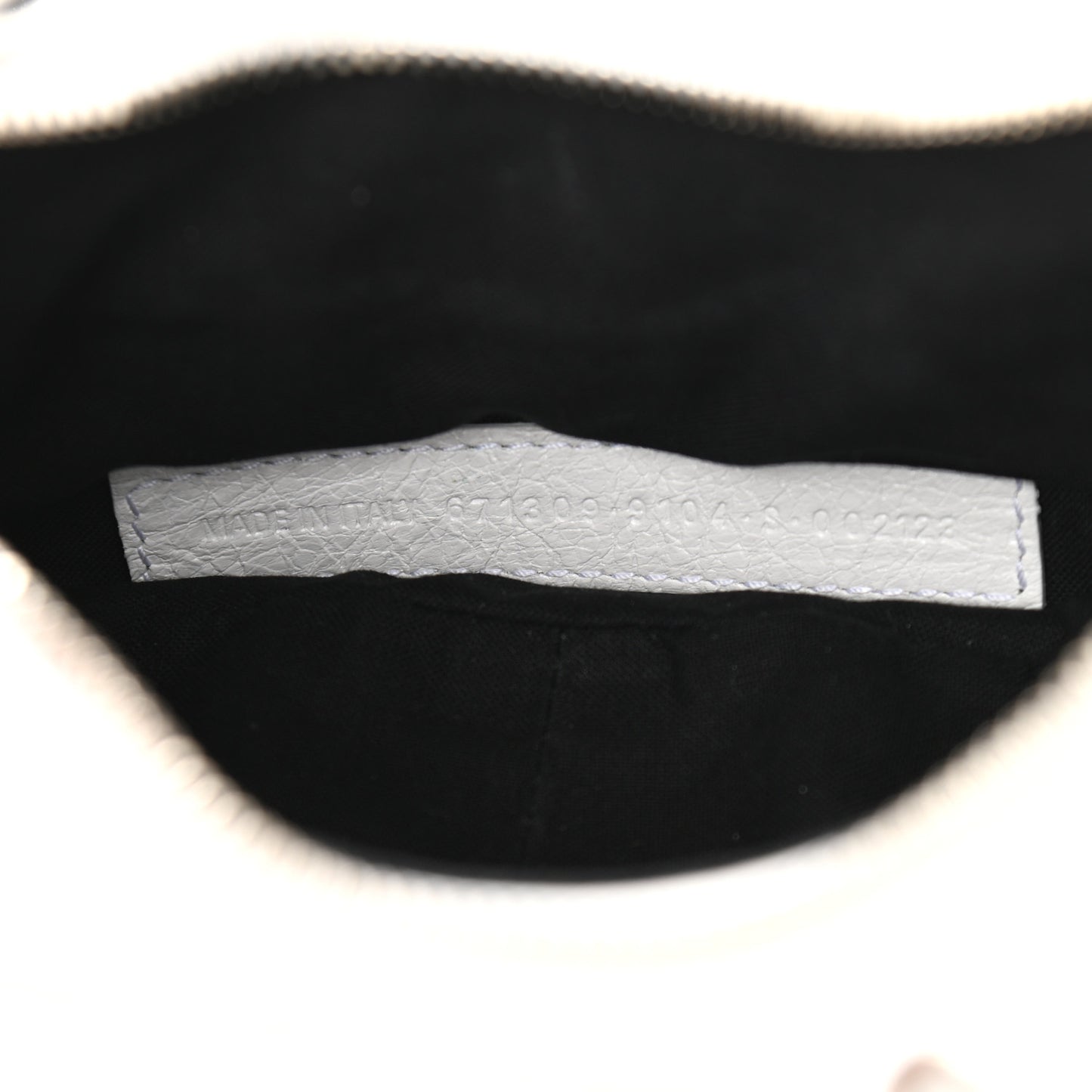 Agneau Arena Le Cagole Shoulder Bag XS Optic White