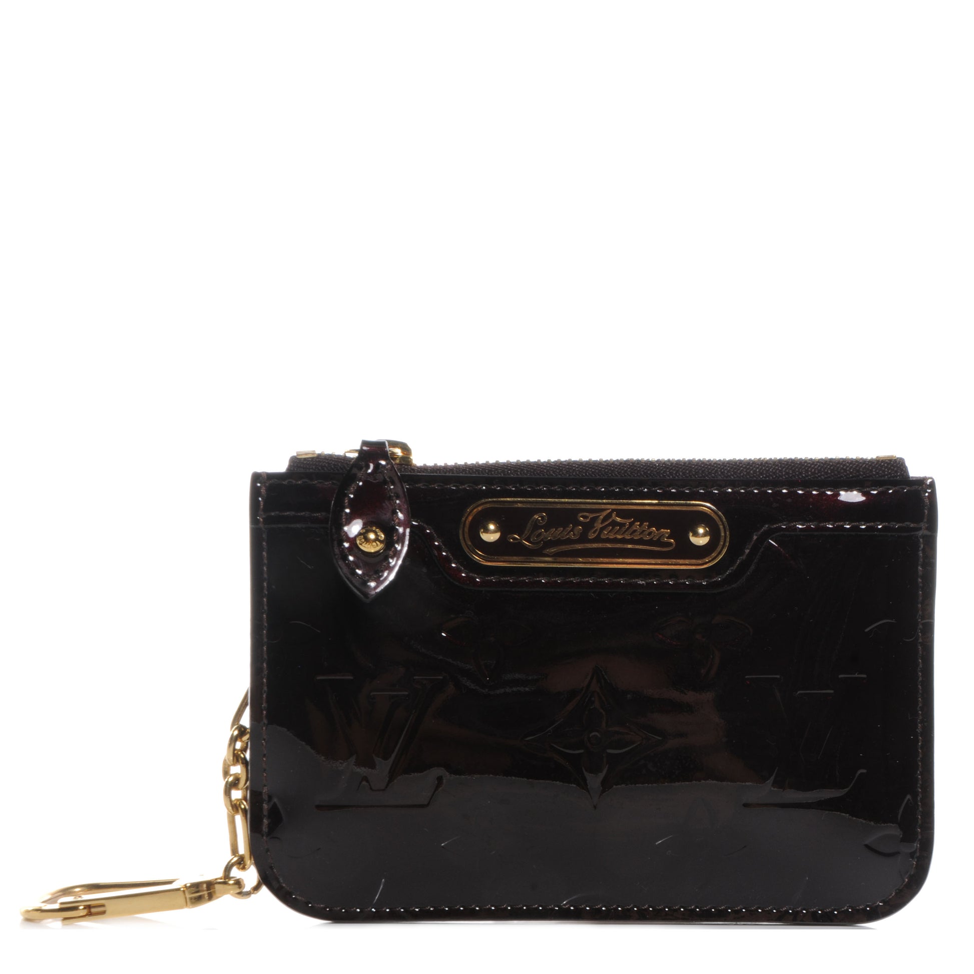 Louis Vuitton Vernis Key Pouch Amarante 1 of 7