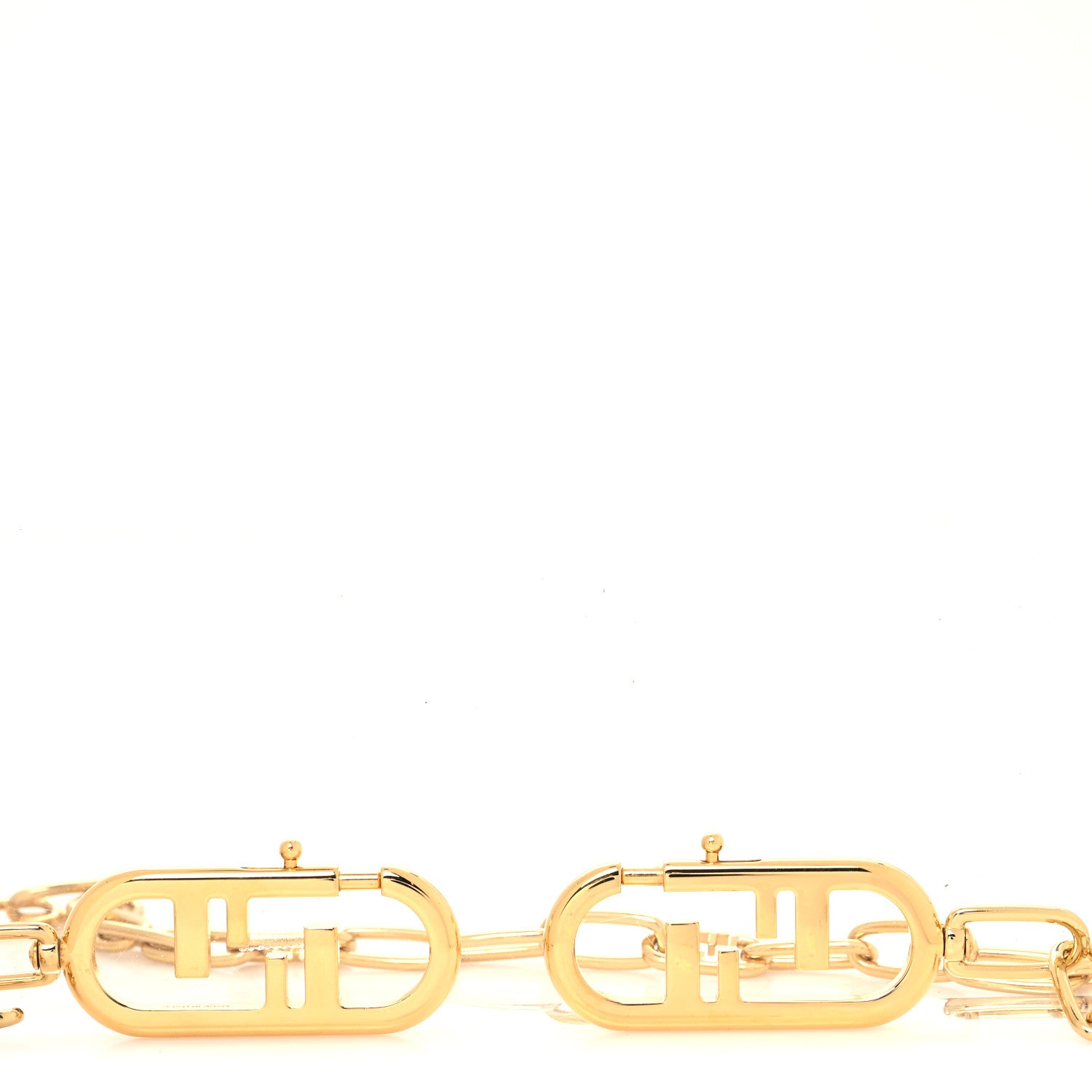 Fendi Metal O'Lock Strap You Gold 3 of 4