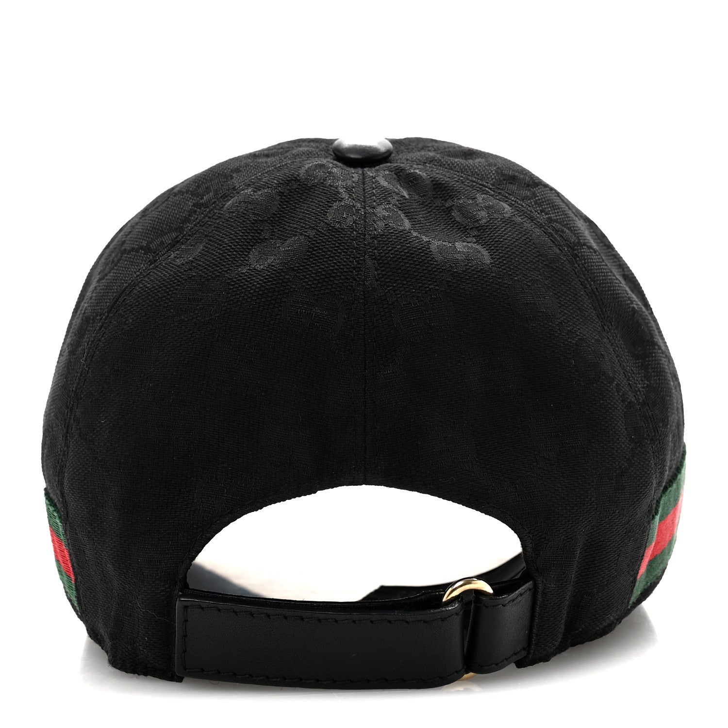 Gucci Monogram Web Baseball Hat M Black 6 of 9