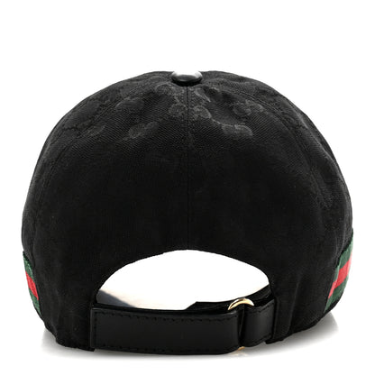 Gucci Monogram Web Baseball Hat M Black 6 of 9