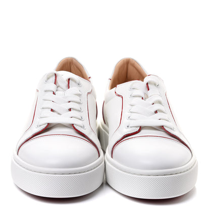 Christian Louboutin Patent Calfskin Vieira Flat Sneakers 40 White Loubi 2 of 10