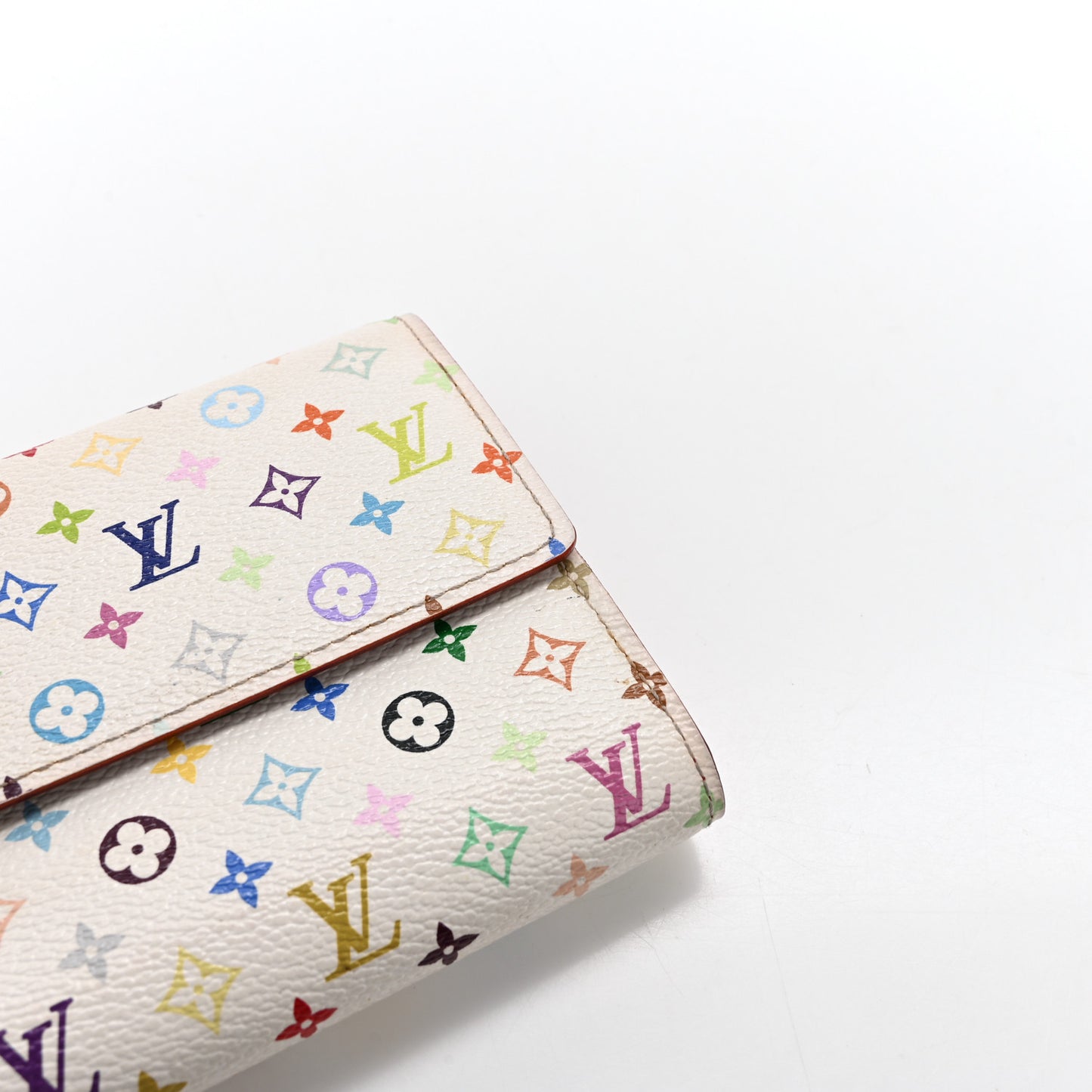 Monogram Multicolor Sarah Wallet White Grenade