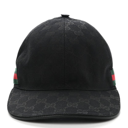 Gucci Monogram Web Baseball Hat L Black 6 of 19